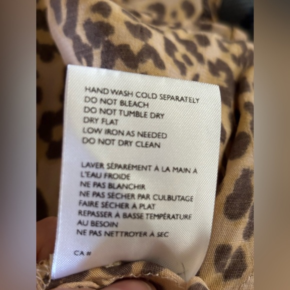 Faithfull the Brand Marie Louise Mila Leopard Animal Print Midi Dress 6 - Picture 9 of 9